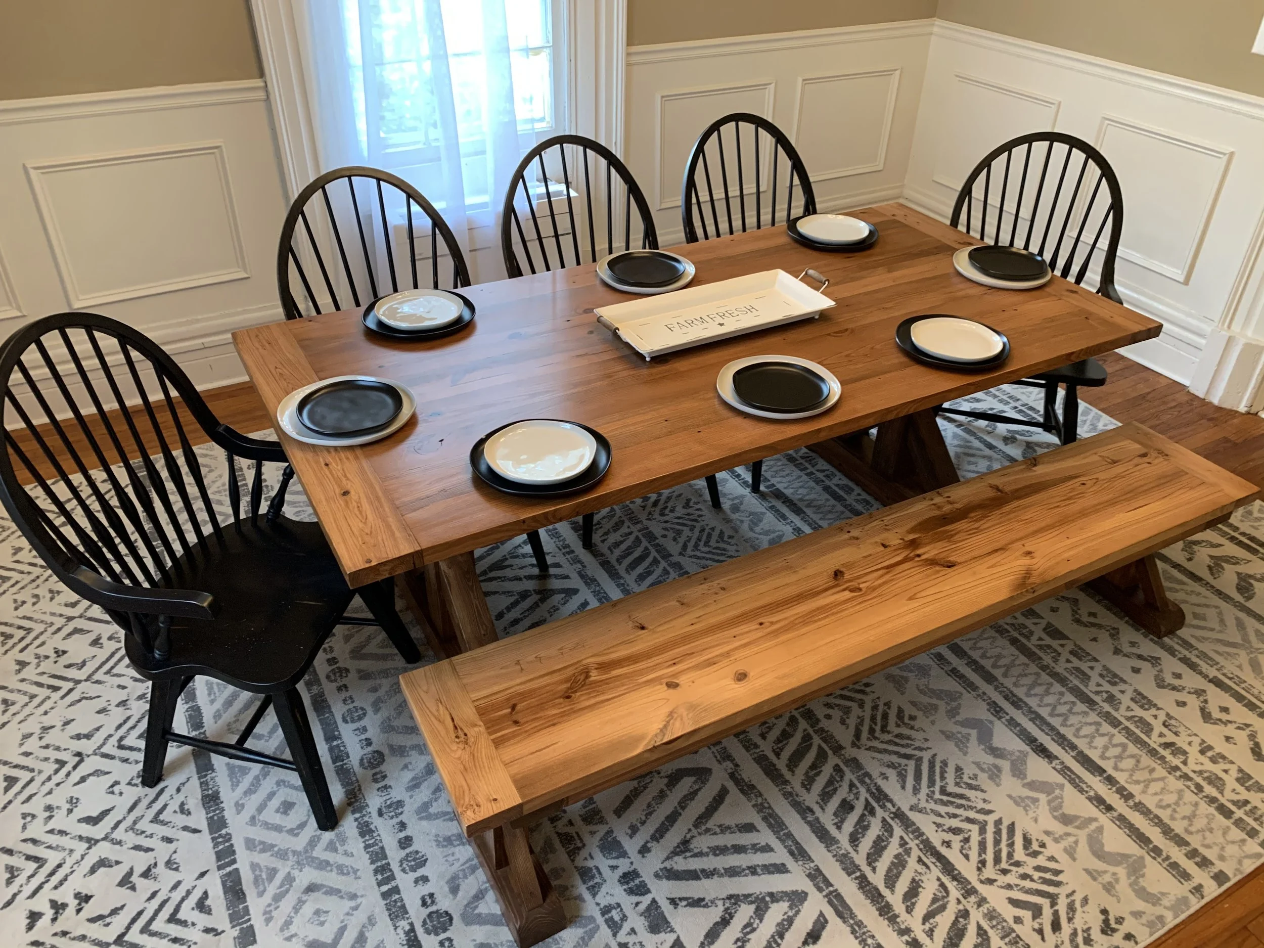 Carolina Farmstead Farm Tables Handcrafted from Reclaimed Barn